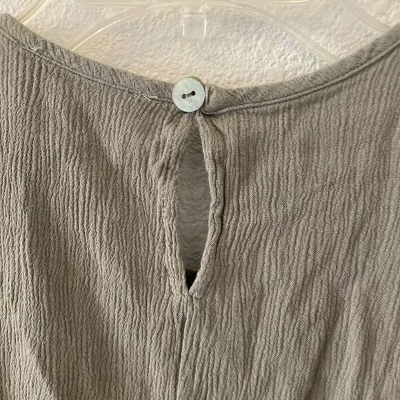 Mable Women's Top Size Medium Cropped Tank Olive Green Chic Boho - Picture 8 of 16